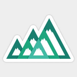 Mountains Sticker